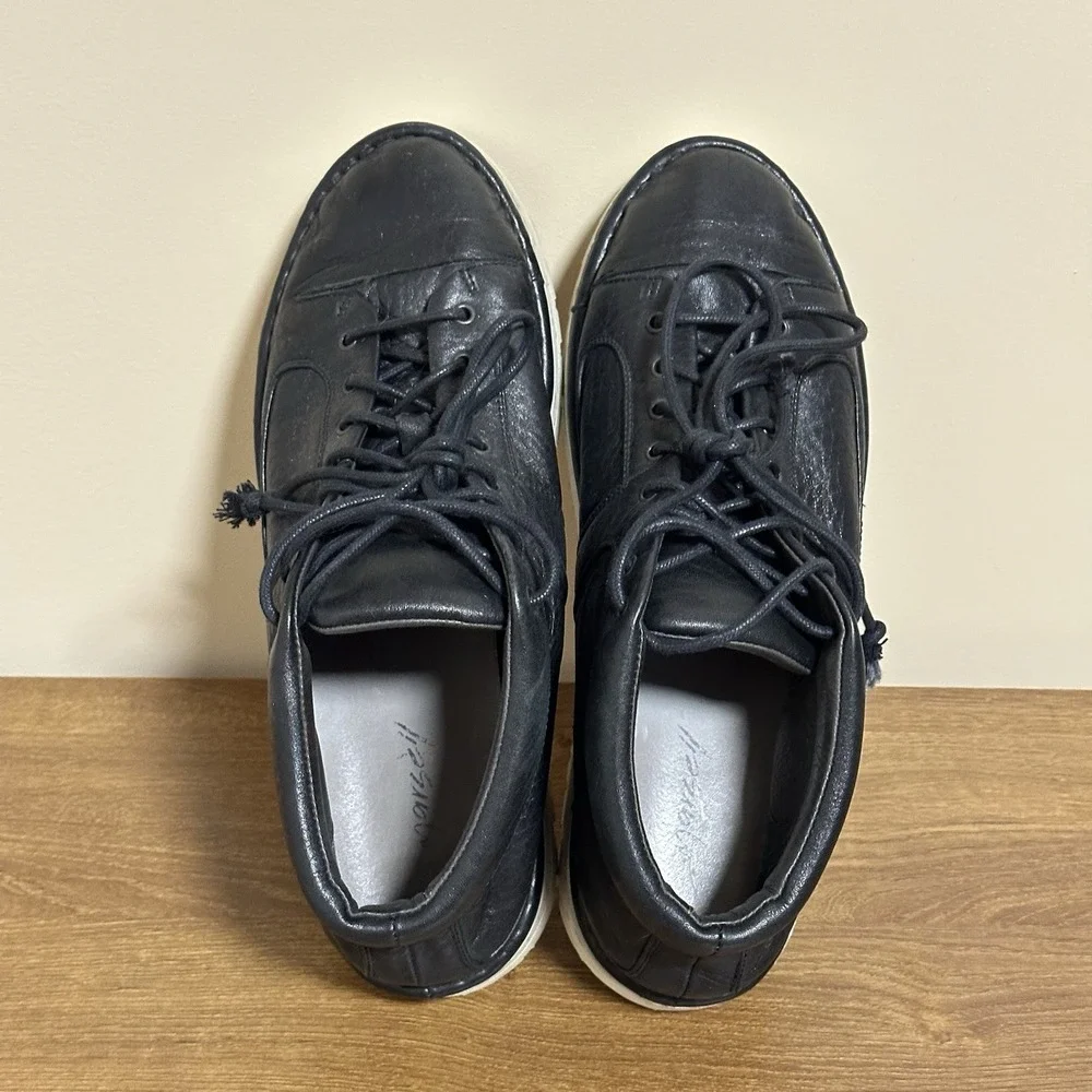 Marsell Boots Men's 39 Black Leather Gomme Lace Up‎ Chukka Ankle Boots Shoes